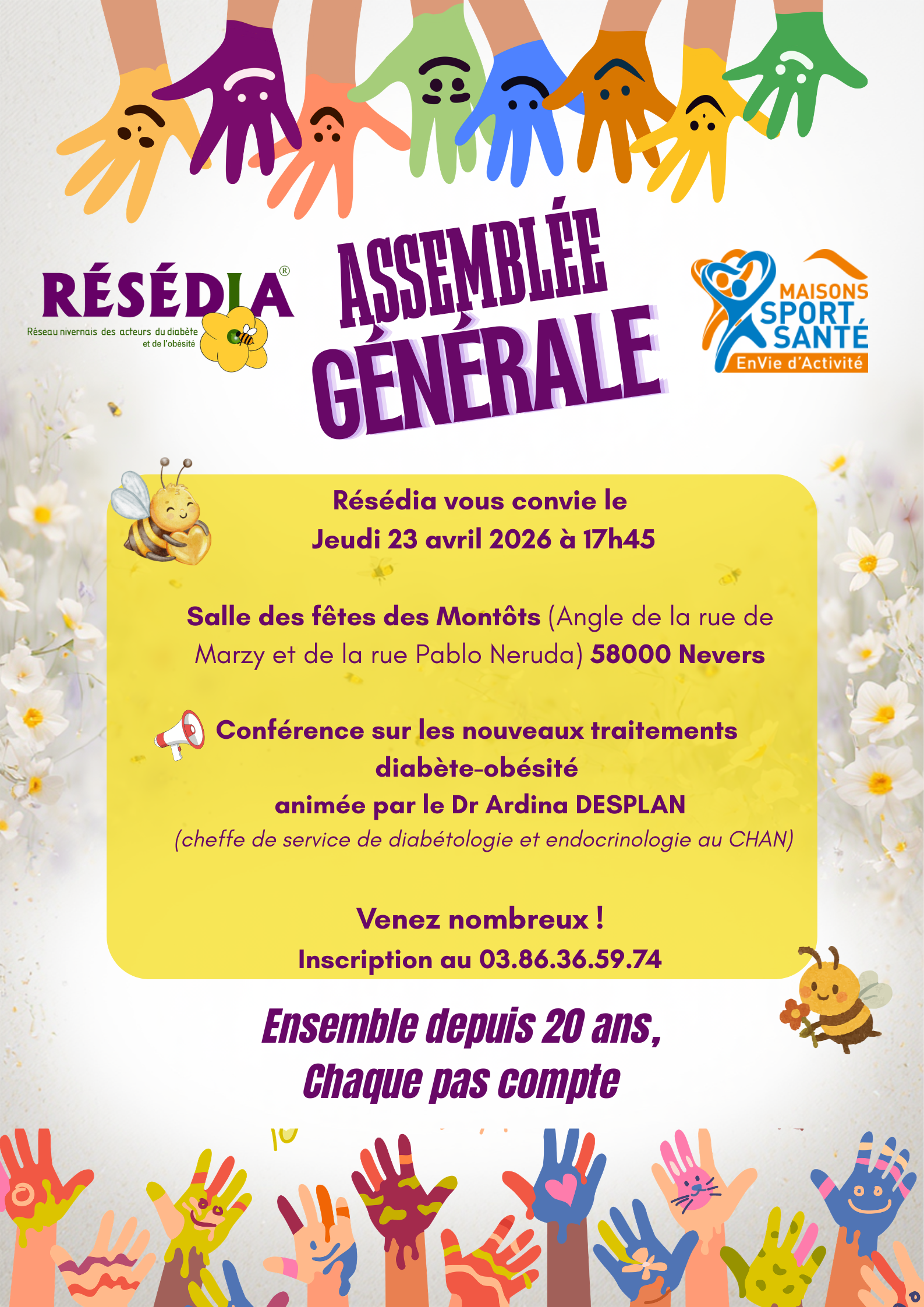 Assemblée Générale de Résédia, Maison Sport-Santé 58