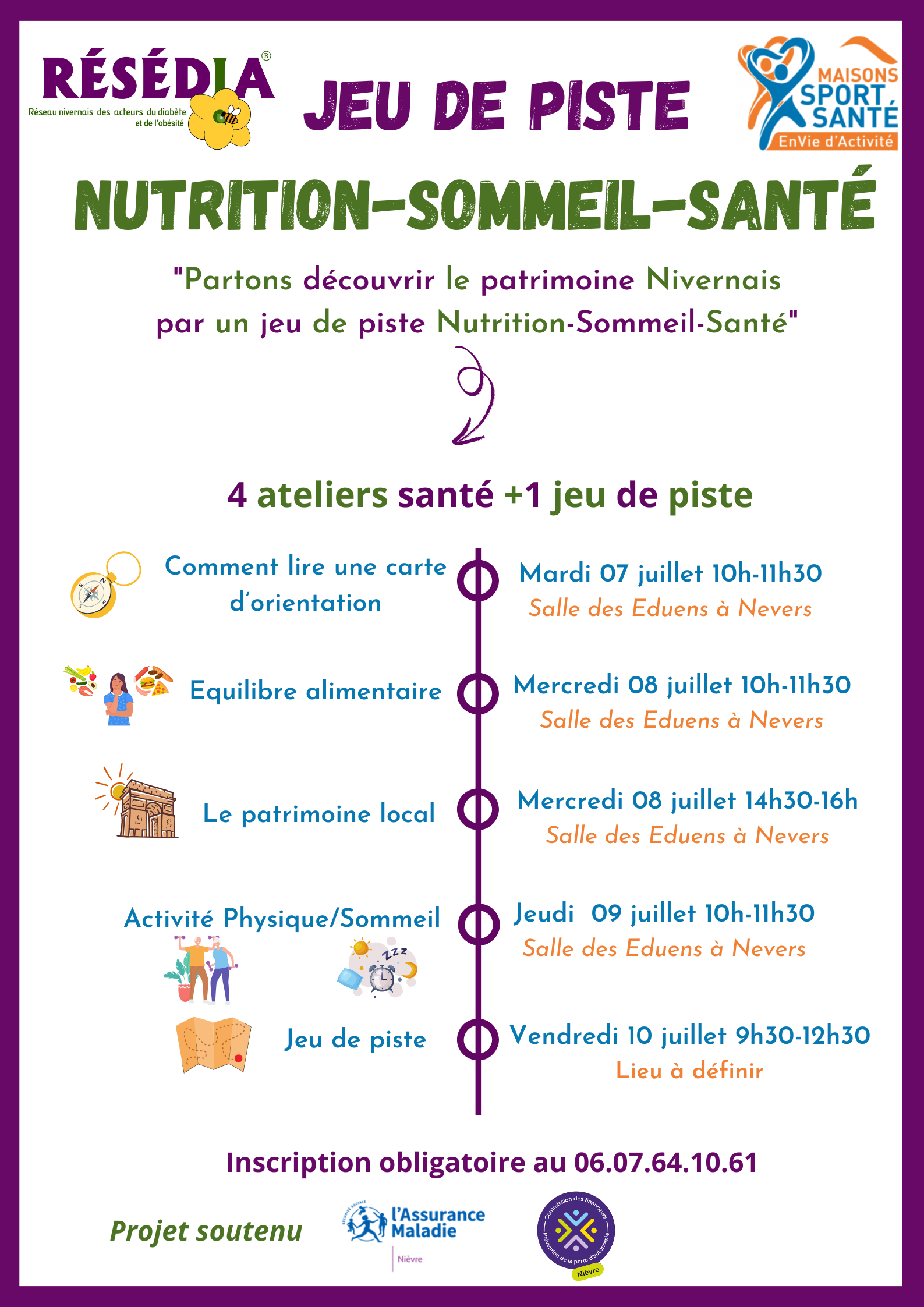 Jeu de piste Nutrition-Sommeil-Santé