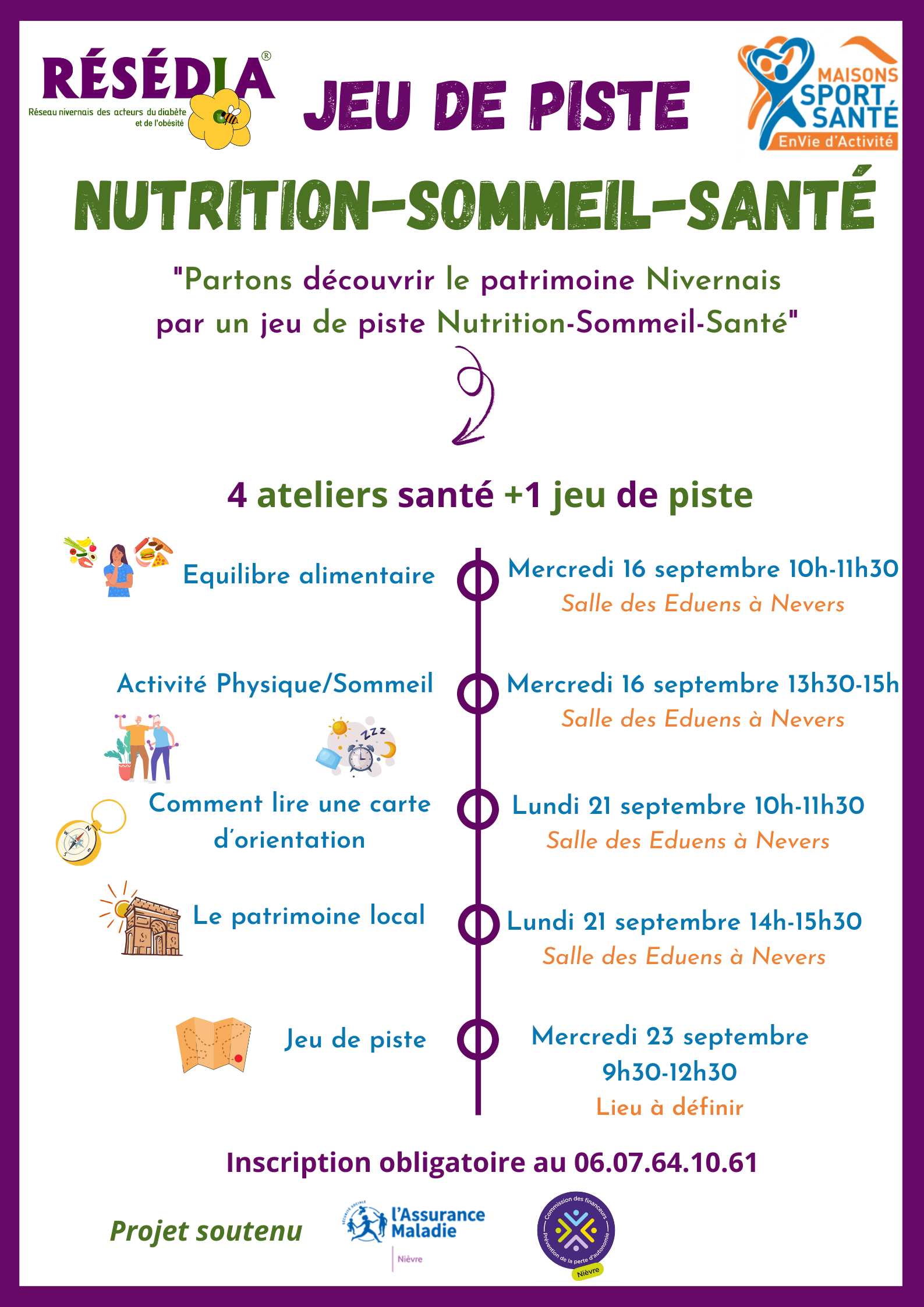 Jeu de piste Nutrition-Sommeil-Santé