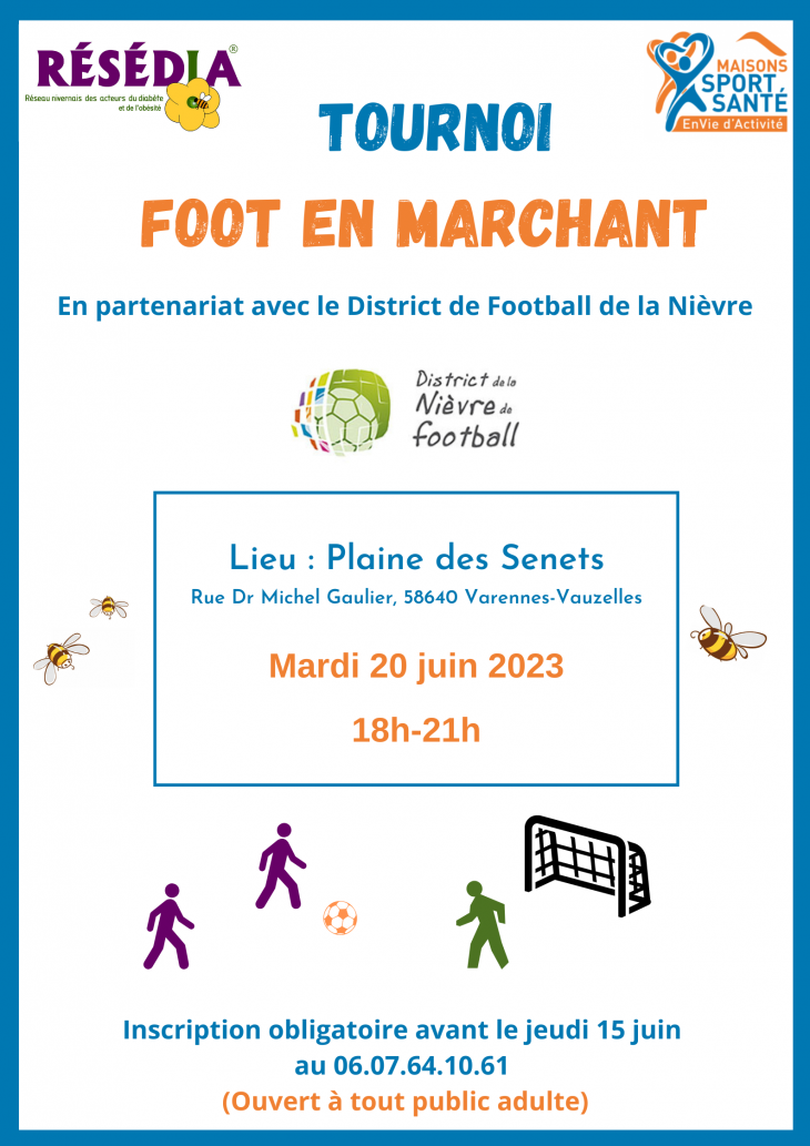 Tournoi foot en marchant