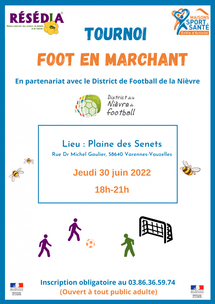 Tournoi foot en marchant